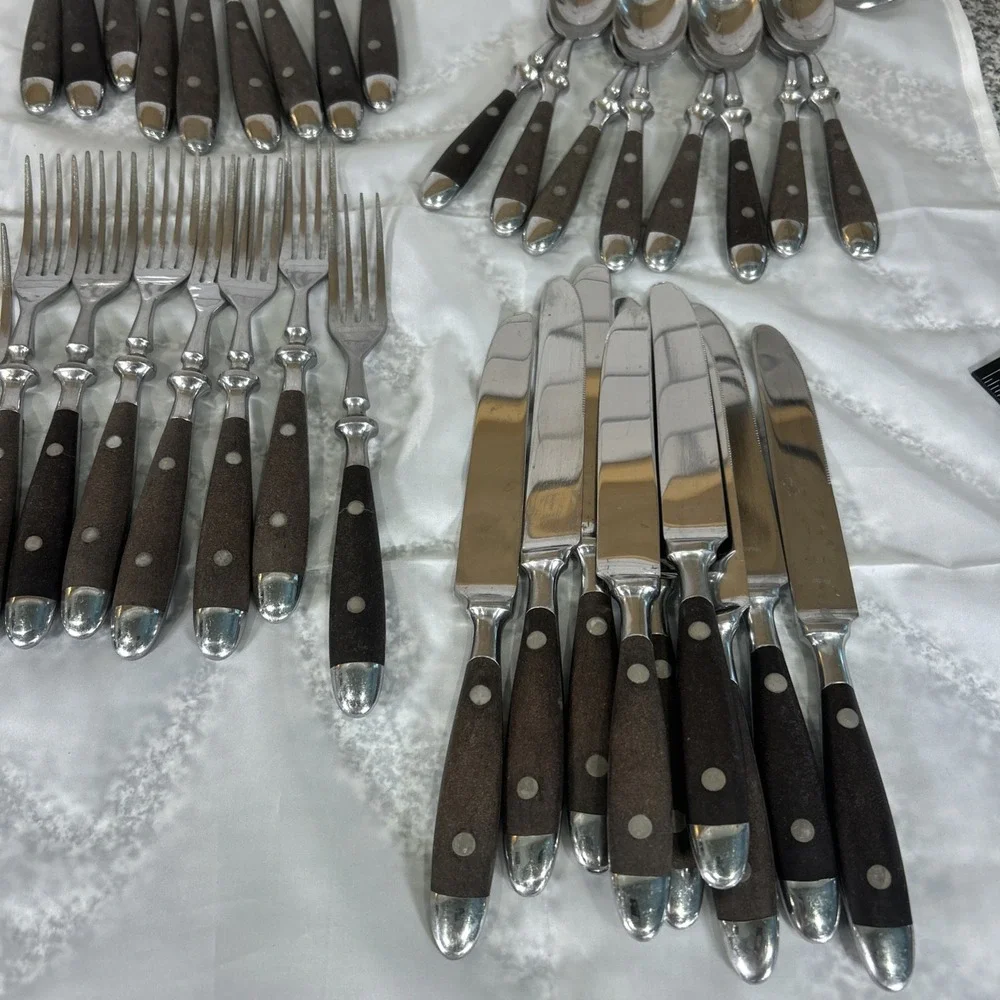 Vtg Towle Supreme Cutlery Flatware Set 49 Pieces Mid Century Japan MCM